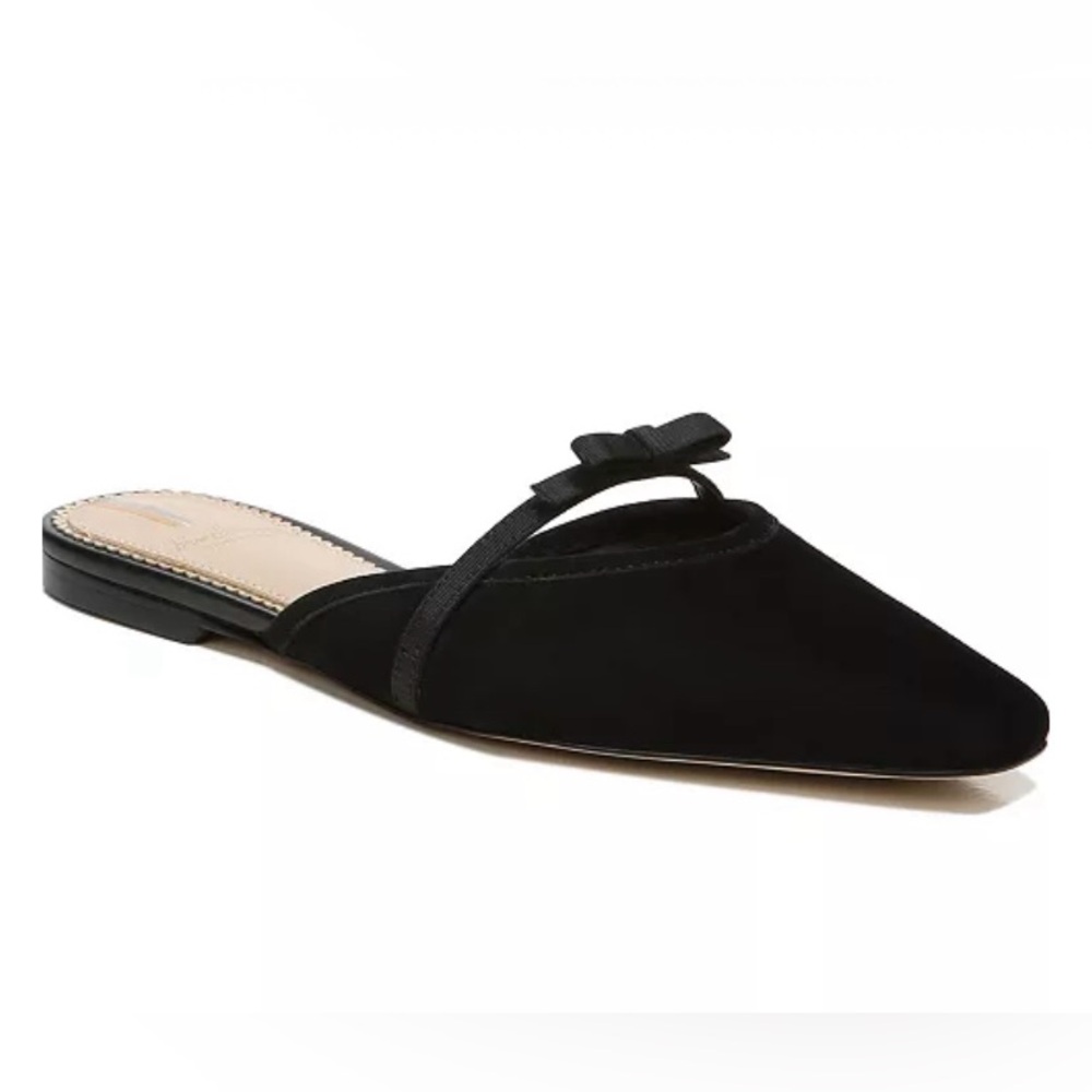 Sam Edelman Carol Bow-Tie Suede Mules